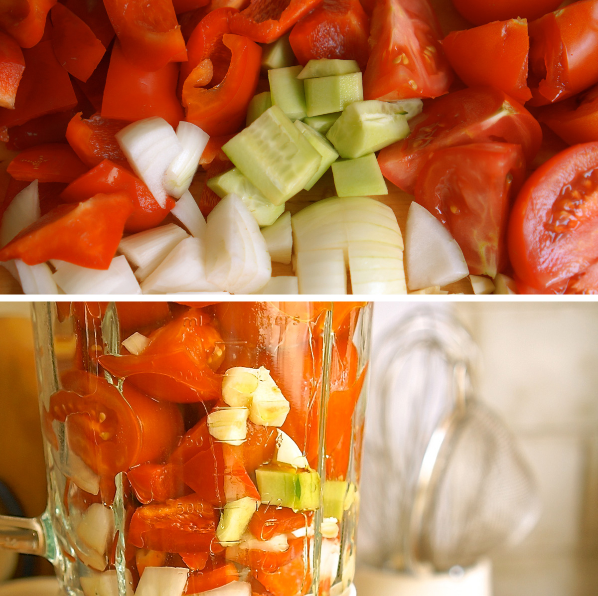גספצ'ו, מרק עגבניות קר - גבישס, בלוג האוכל של מירב גביש